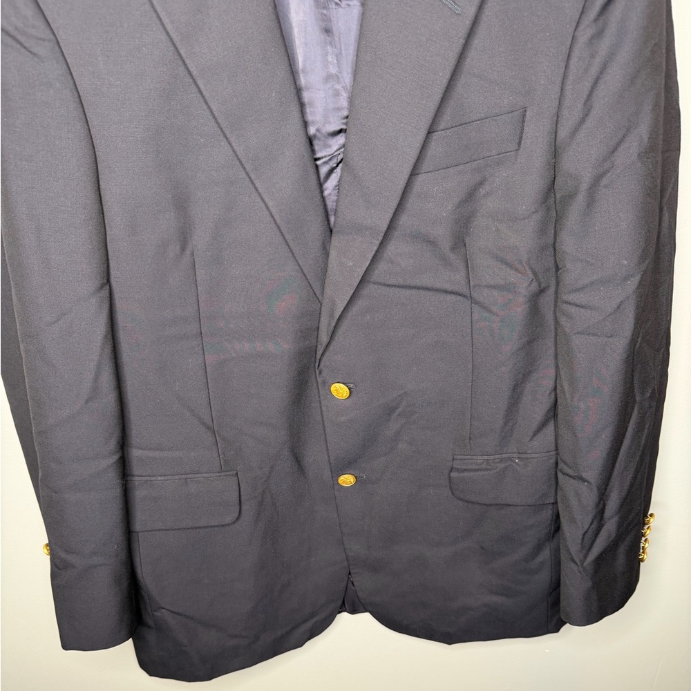 Loro Piana for Brooks Brothers Vintage 80s Italian Wool Sports Coat Blazer - Picture 5 of 13